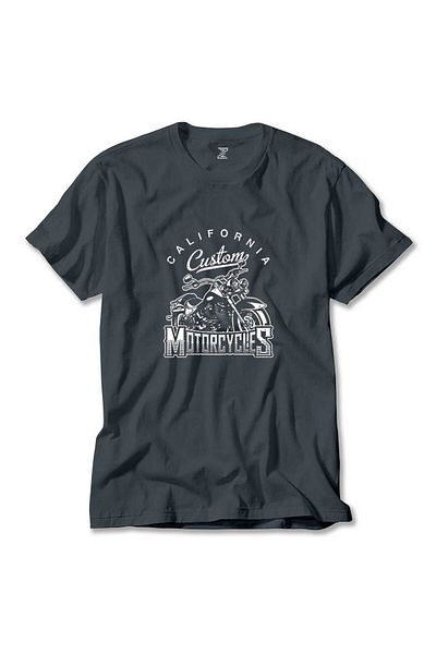 Z zepplin Μπλουζάκι καπνιστού χρώματος California Custom Motorcycles