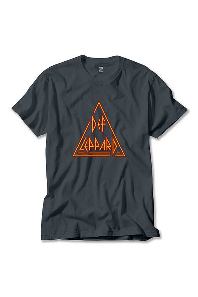 Z zepplin Μπλουζάκι Def Leppard Logo 2 Smoked Color