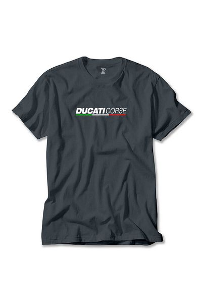 Z zepplin Μπλουζάκι Ducati Corse Text Smoked Color