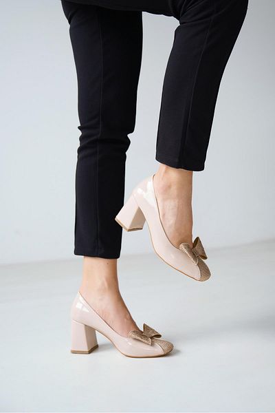 Çaçaroz Ayakkabı Pantofi clasici cu toc marime Bow Stone