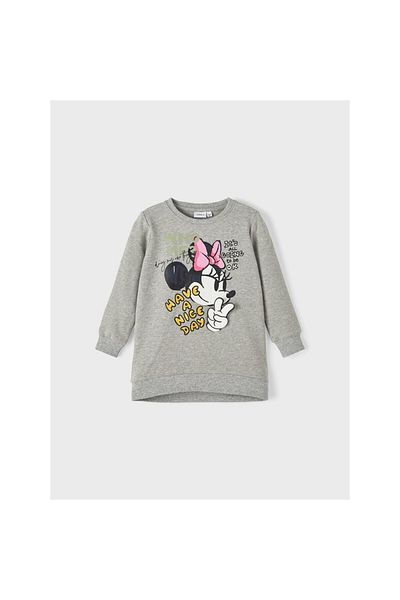 name ıt Name It Disney Grey-Melange Girl's Cotton Sweatshirt13221139