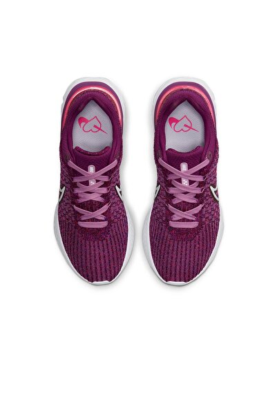 Nike React infinity Run Flyknit 3 Running Shoes Kadın Mor Yürüyüş Koşu Ayakkabısı