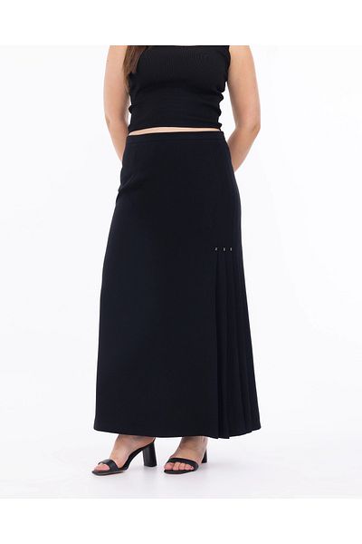 Gala-Xi Plus Size Black Women's Skirt 23112001020