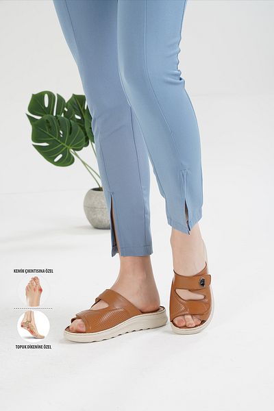 MİRA TERLİK ORTOPEDİK TERLİK VE AYAKKABI Mira Orthopedic Anatomical Sole Extra Comfortable Hallux Valgus Bone Protrusion Heel Spur Slippers