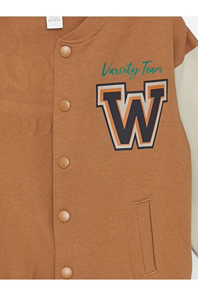 LC Waikiki Бебешко колежанско яке за момче с щампа LCW