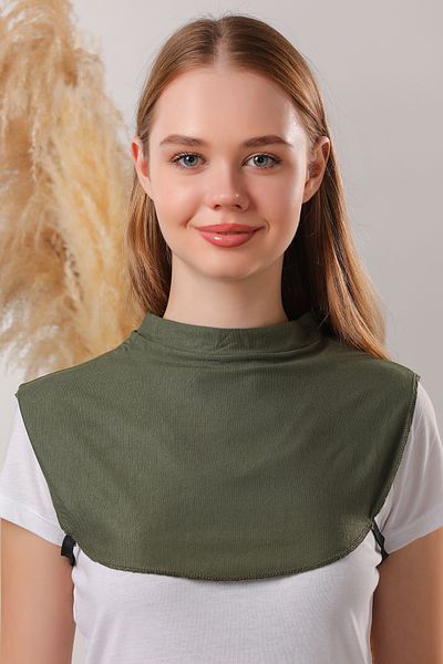 Melodi Scarf Women's Hijab Neck Collar Khaki