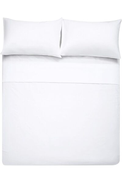 StellaFlavo Set cuvertură de pilota de culoare uni pentru 120 de paturi cu ce...