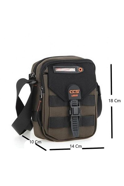 ÇÇS London 31401 Mini Geantă Messenger cu curea de umăr Verde