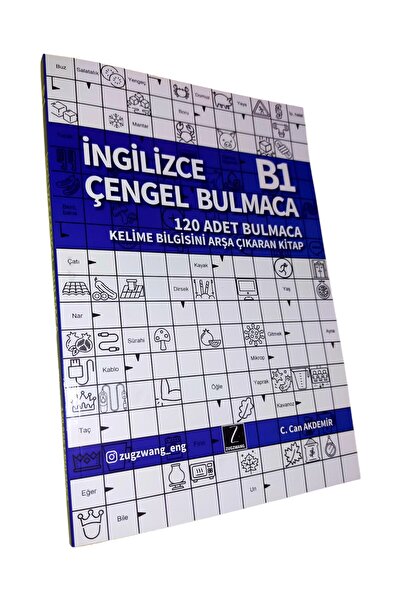 ZUGZWANG Ingilizce Çengel Bulmaca B1 - Ingilizce Kelime Öğreten Bulmaca Kitabı