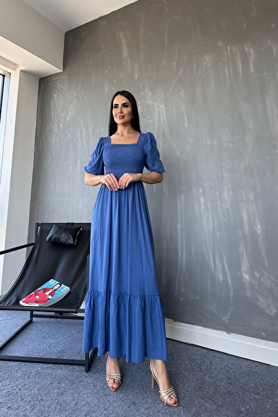 KAMACI BUTİK Rochie de vară cu mâneci pepene verde (COMPATIBILĂ MĂRII STANDAR...