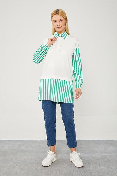 Levidor Transpirație amestecată din țesătură poplin cu dungi Benetton