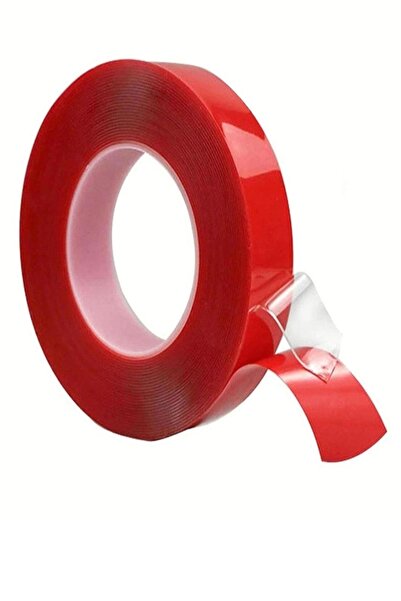 usin 2 Metre Güçlü Tutucu Slikon Çift Taraflı Yapıştırma Bantı Tablo Şerit Le...