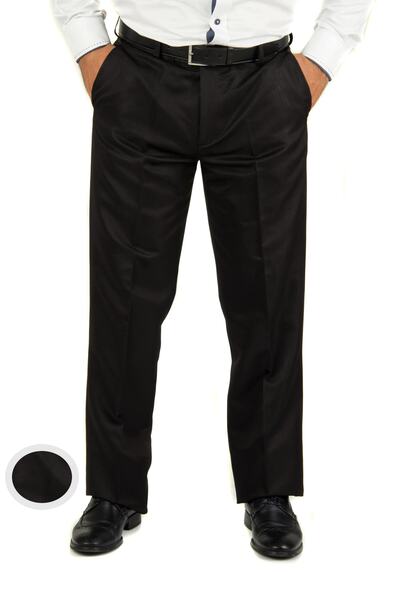 wontilotte Erkek Siyah Vovv Klasik Kumaş Pantolon