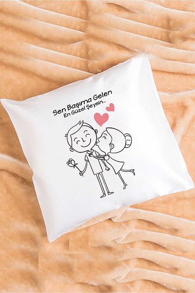 Hedizu You Are the Most Beautiful Way to Me, Sweetheart Pillow