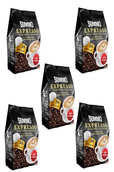 SUMMO Espresso 180'lü Avantaj Paketi (36X5) Senseo Pad Kahve Kapsülü