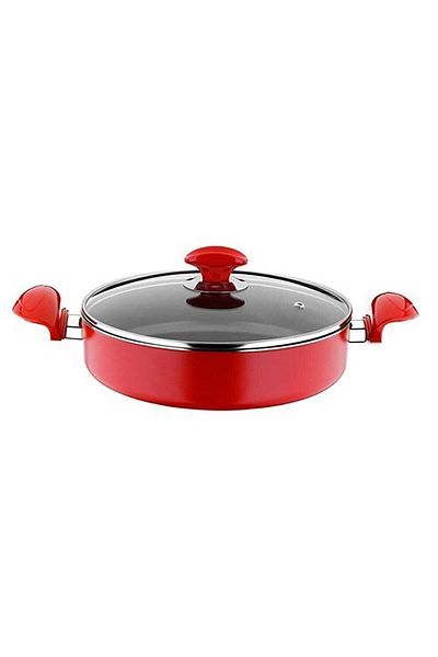 papilla Redio 28 Cm Casserole Pot Red Color