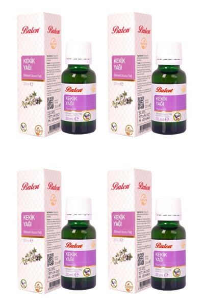 Balen زيت الزعتر 20 مل - مجموعة من 4 قطع