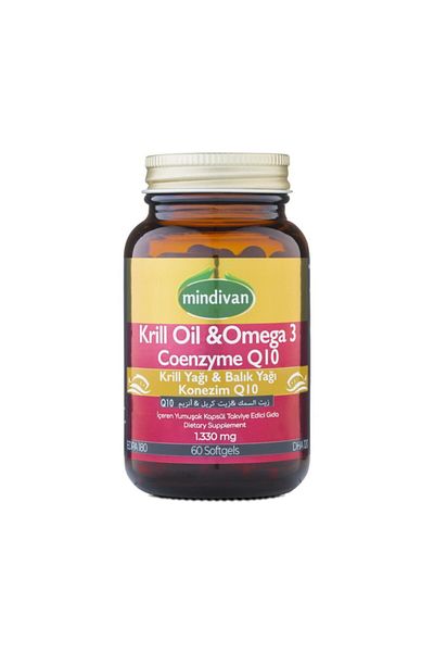 Mindivan Krilloil Omega 3 and Coenzyme Q10 Set