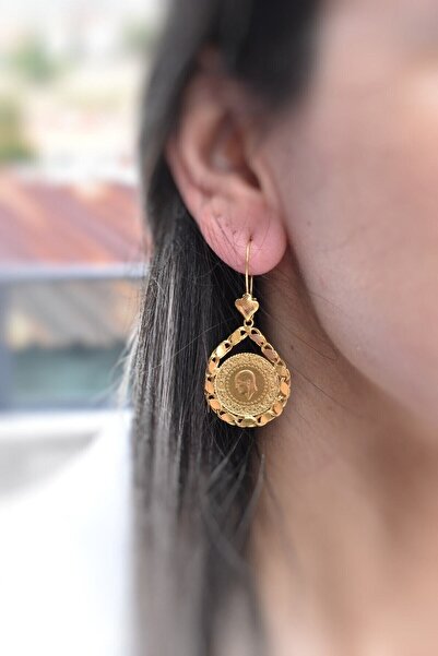 Güler Kuyumculuk Çeyrek Altın Küpe