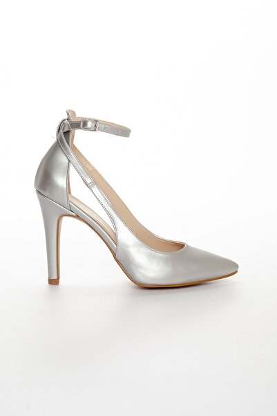 LİLLA Kadın Stiletto Yüksek Topuk Gümüş
