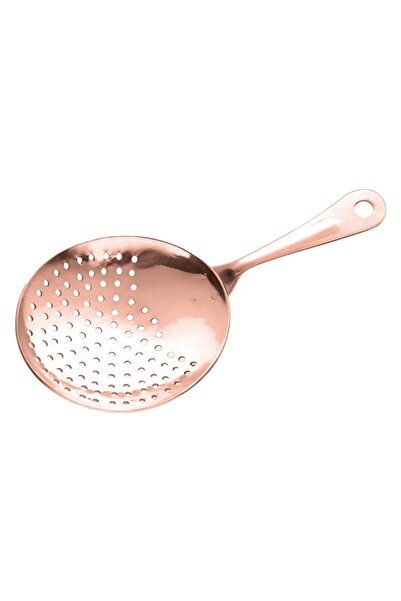 Biradlı Julep Model Cocktail Strainer Copper