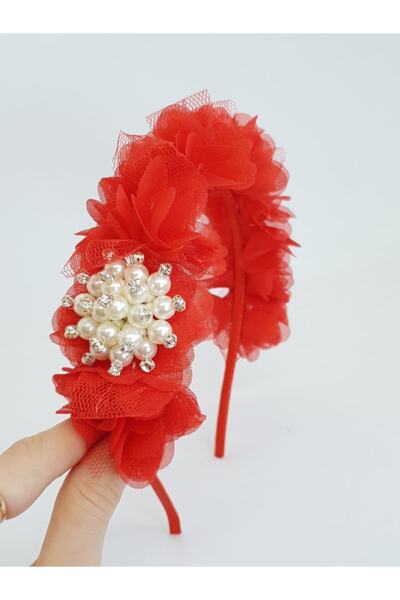 Melkady Aksesuar Melkady 232akı - Κομψή κορώνα με λουλούδια, μεταξωτή κορώνα,...