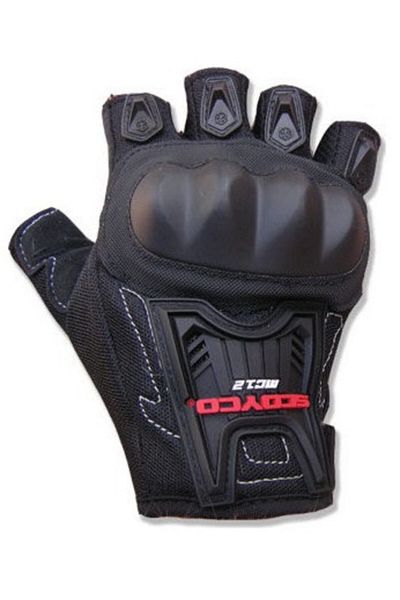 Scoyco Mc12 Gloves - Fingerless Protected
