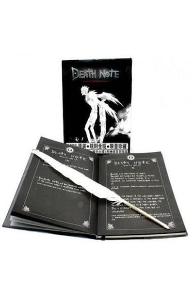 Gıpta Death Note Cosplay Notebook And Quill Pen Death Note