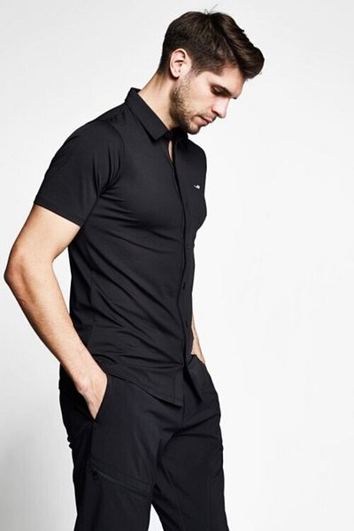 Lescon Herren-Outdoor-Kurzarmhemd 21y-1158-siy