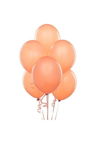 parti sürprizi بالون معدني بلون السلمون 10 قطع