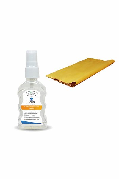 Lionel 1 Microfiber Cloth and 1 Glasses Cleaning Solution