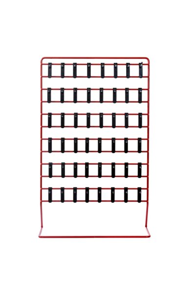 Master Tezgah Üstü Anahtar Standı (35x55 Cm)_kırmızı