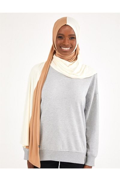 Differenza Two Color Combed Shawl İsetru
