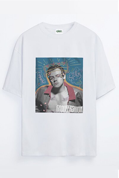 Grove Fashion King Harry Edward Styles Printed Unisex Oversize T-shirt