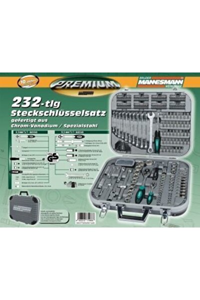 Mannesmann Socket Wrench Set 232 Pieces