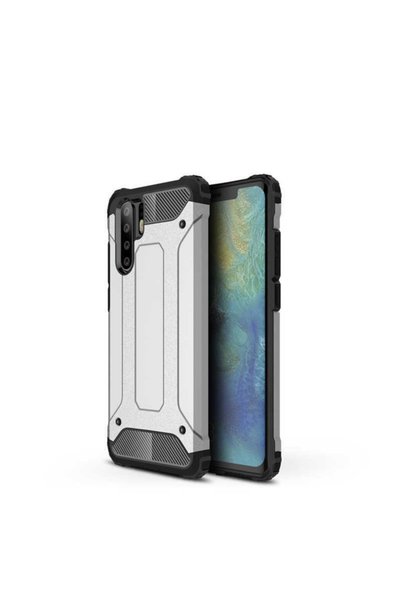 noktaks متوافق مع P30 Pro - حافظة مزدوجة الطبقات واقية من الصدمات على شكل دبا...