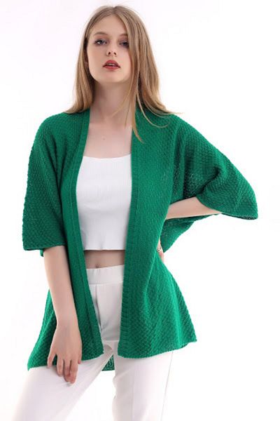 LEBUAS Manecă liliac - Cardigan subțire de tricotaj de sezon