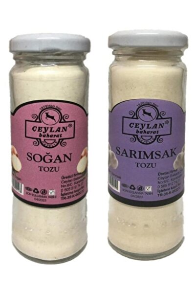 Ceylan Baharat Sarımsak Tozu 50 gr Soğan Tozu 50 gr