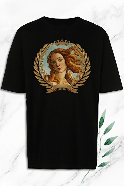 perseusshopping Oversize Μυθολογία Beauty Goddess Venus Sculpture εμπριμέ μαύ...