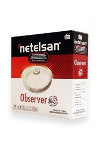Netelsan Observer 360 Derece Sensörlü Tavan Armatürü Tek Duylu