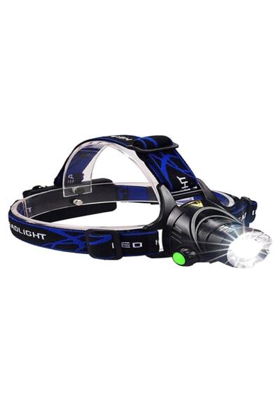 Watton 800 Lümen Tx6 Led Şarjlı Zoomlu Esnek Lastikli Kafa Feneri
