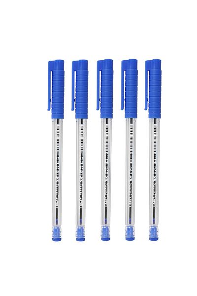 Faber Castell مجموعة أقلام حبر جاف زرقاء 1440 مكونة من 5 قطع