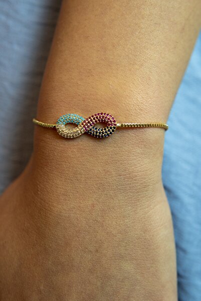 İZEV سوار ذهبي برمز إنفينيتي