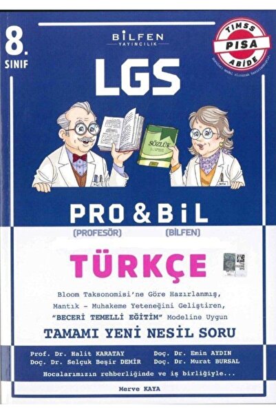 Bilfen Yayınları 8. Sınıf Pro Bil Matematik Fen Türkçe Soru Bankası Seti 3 Kitap