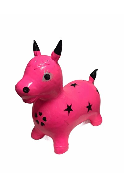 ASIMOGLU Şişme Zıp Zıp Pembe Eşek Plates Eşeği