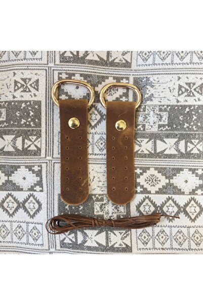 Alfa Tasarım Hakiki Deri Böce - Çanta Sap Dikme Başlığı (CRAZY KUM , ALTIN RE...