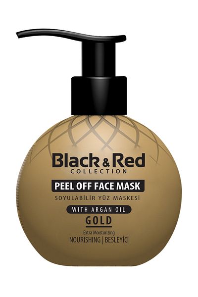 Black Red Peel-Off Gold Face Mask Nourishing 250 Ml - Clay Face Mask Chocolate 400gr