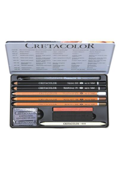 CretaColor طقم رسم أرتينو 10 قطع - علبة صفيح