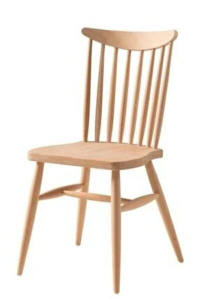 BOB ARTS and CRAFTS Kırlangıç Sandalye Cilasız Ham Ahşap