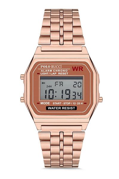 POLO Rucci 2000 Digital Unisex Metal Wristwatch
